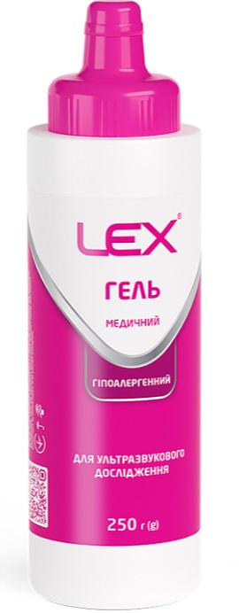 Гель для ульразвукового дослідження, 250 г, LEX